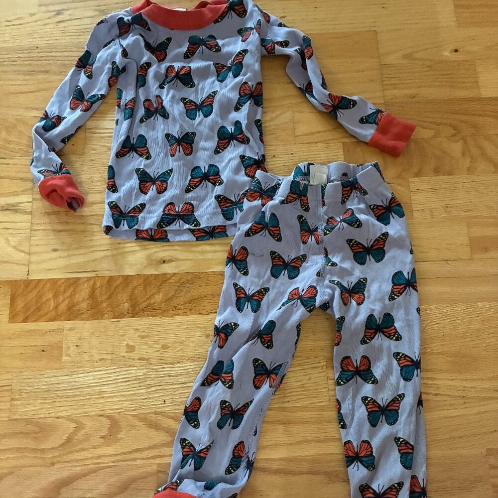 Hanna Andersson Butterfly Long Sleeve Pajamas